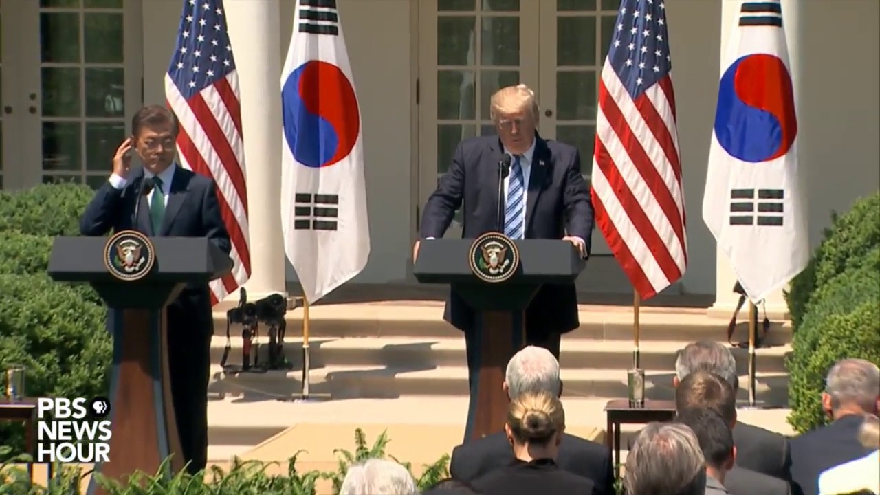 President Trump, South Korean President deliver joint statement