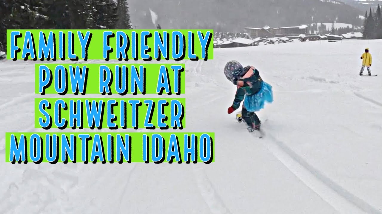 FAMILY FRIENDLY TOP TO BOTTOM RUN AT SCHWEITZER MOUNTAIN