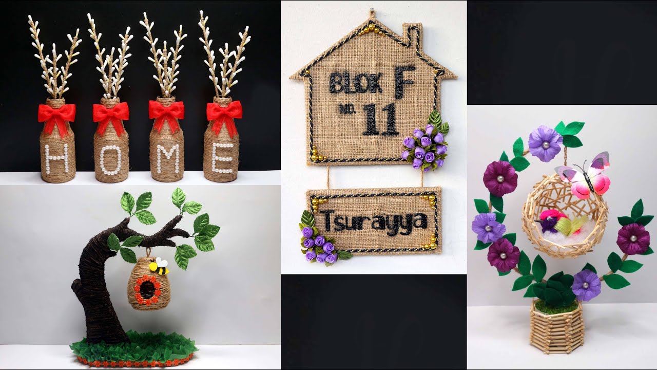 4 Ide Kreatif Tali Rami dan Kain Goni