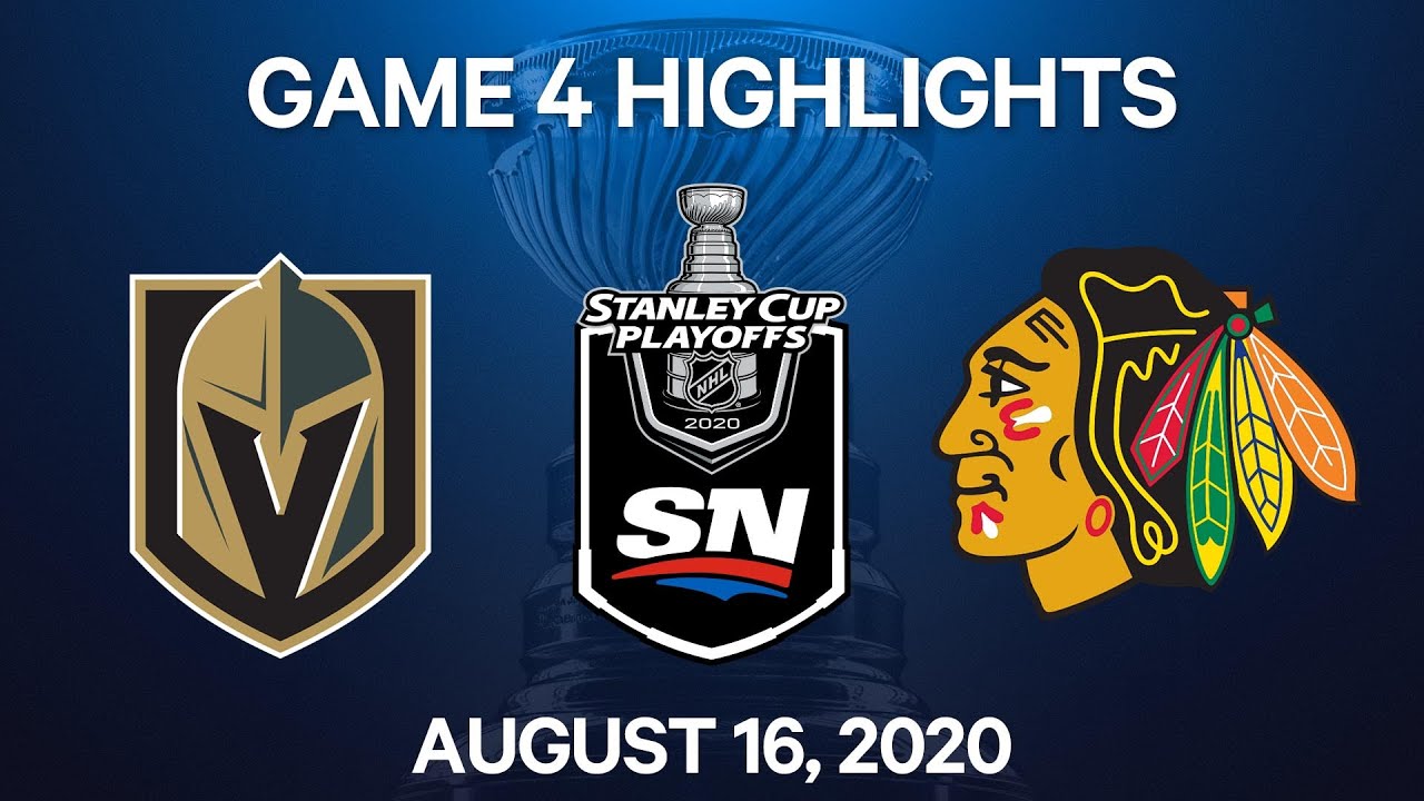 NHL Highlights | 1st Round, Game 4: Golden Knights vs. Blackhawks - Aug 16, 2020