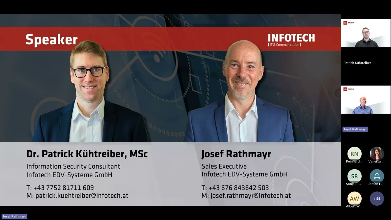 Infotech Webinar: Das NIS-Gesetz ist endlich da – was jetzt zu tun ist.