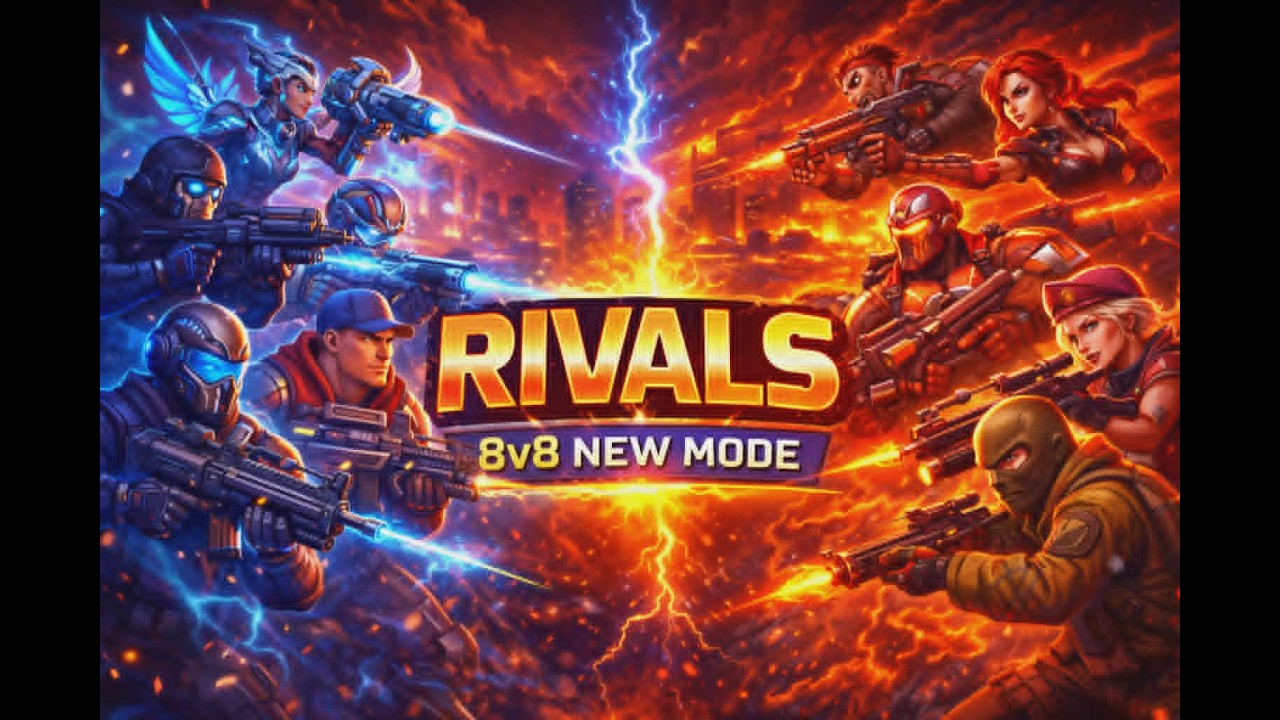 JUCAM NOUL MOD RIVALS 8VS8, PETRECERE TOTALA!!!