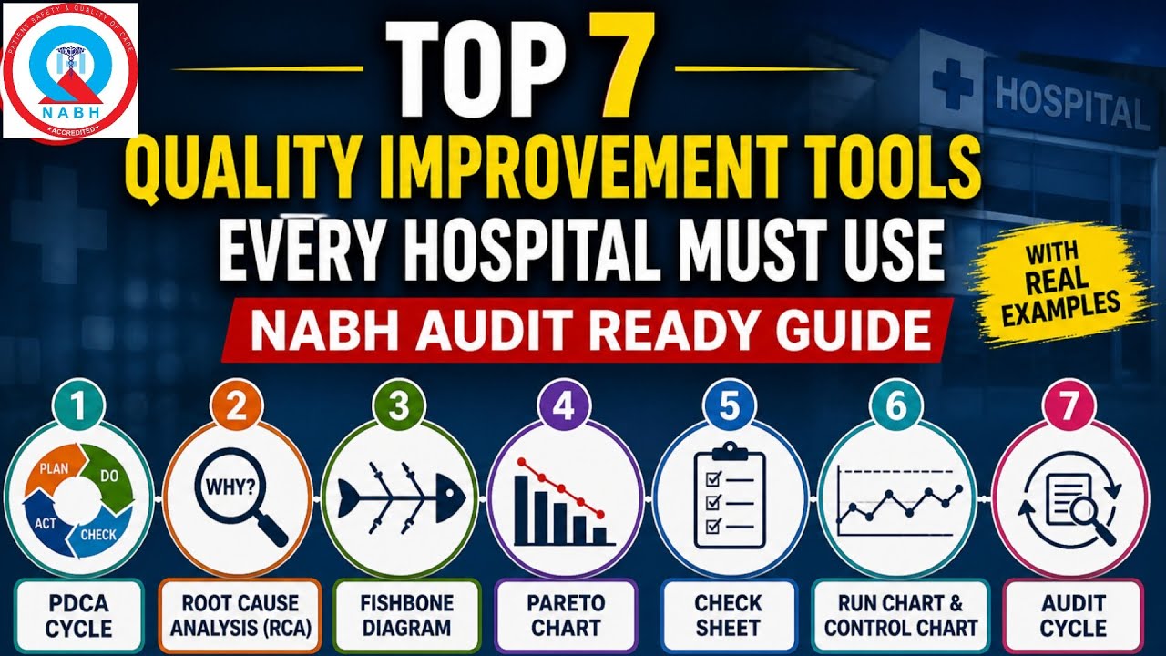 Top 7 Quality Improvement Tools in Hospitals | NABH Audit Ready Guide with Real Examples