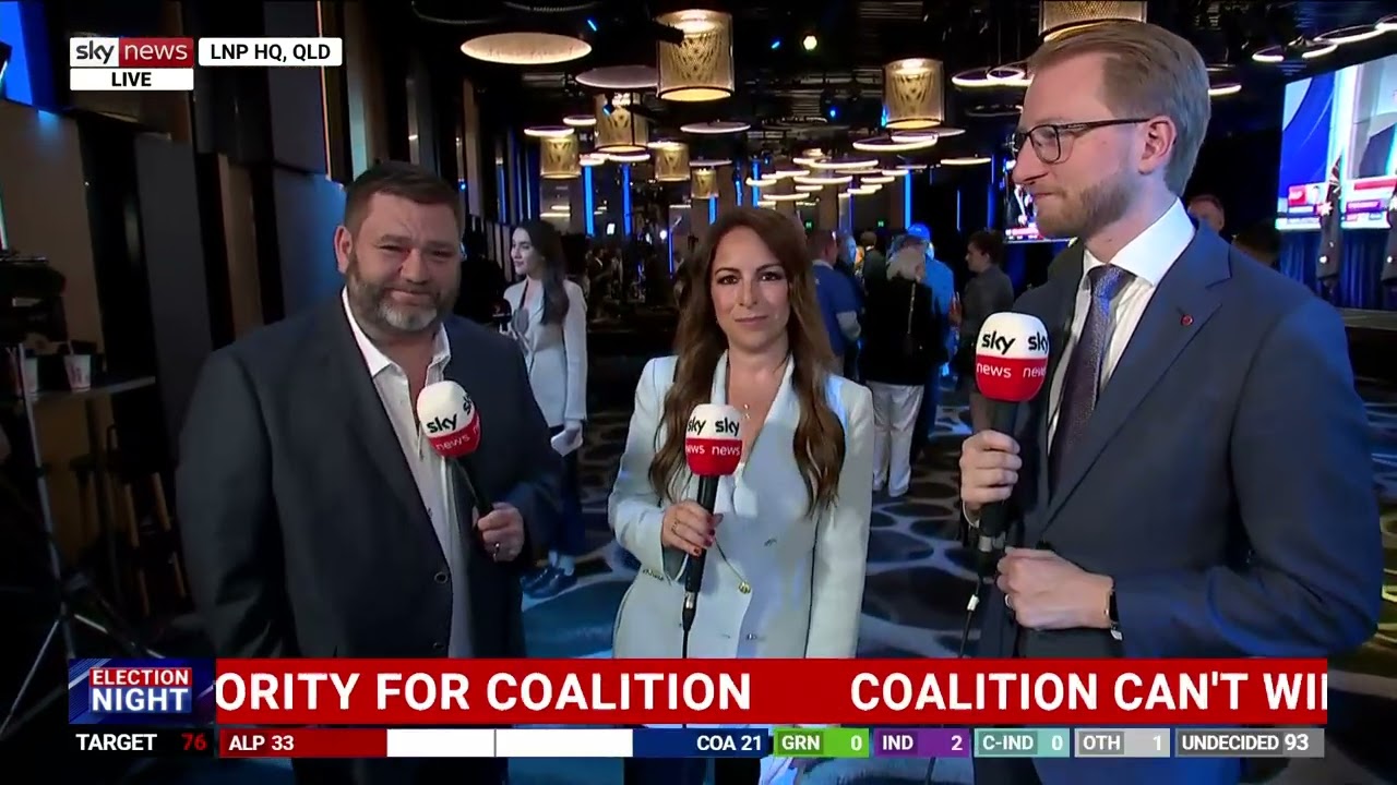 Sky News Australia Decides  Election Night 3