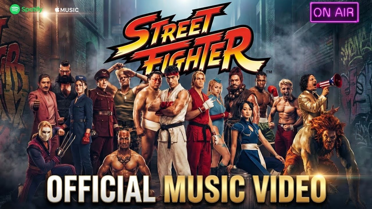 STREET FIGHTER - WORLD WARRIOR (Global K.O.) OFFICIAL MUSIC VIDEO - FT- SEAN POUL , HANUMANKIND 2026