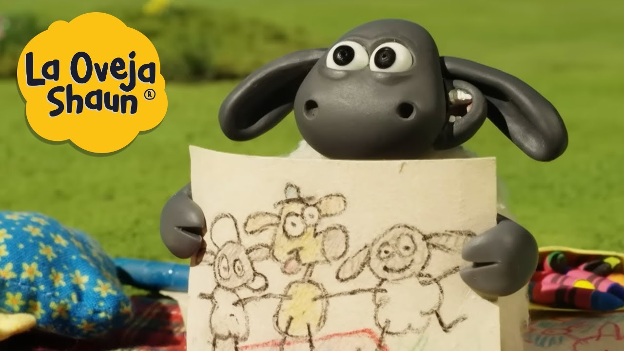 La Oveja Shaun 🐑 &iquest;Las ovejas pueden dibujar? 🐑 Dibujos animados para ni&ntilde;os