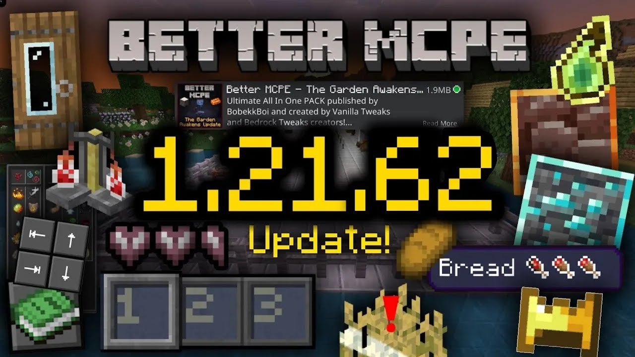 [1.21.71 IS OUT - LINK IN DESC] Better MCPE 1.21.62 UPDATE! - 70+ Fixes and Features in one PACK