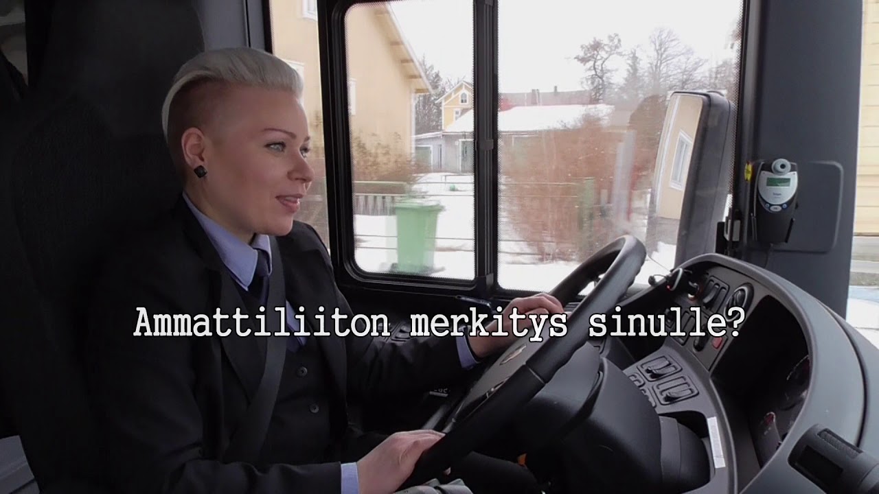 Linja-autonkuljettaja Johanna Honkaranta