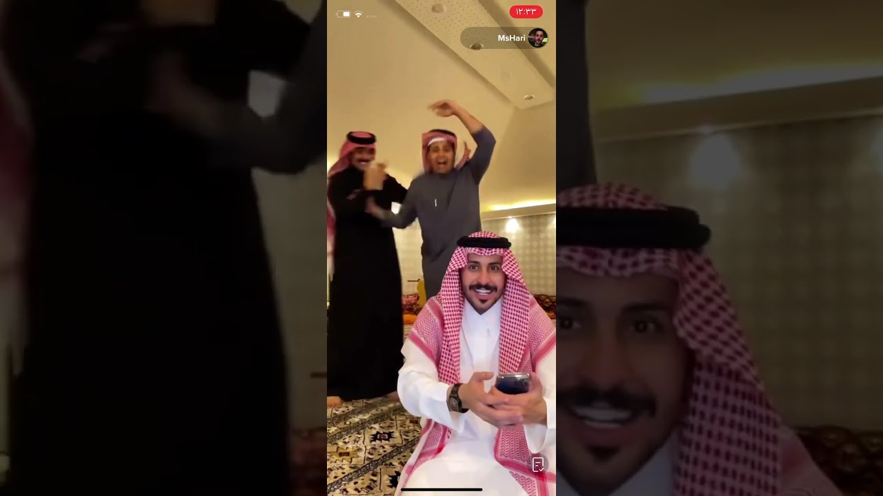احتفال مشاري العتيبي بالتوثيق بث مشاري العتيبي مع سبايكي
