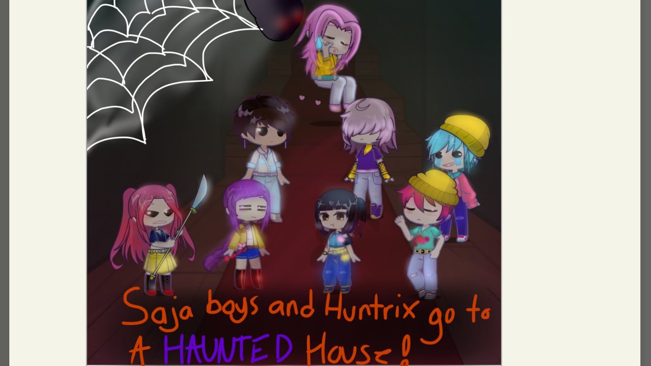 Saja boys and Huntrix go to a Haunted House (part 2)