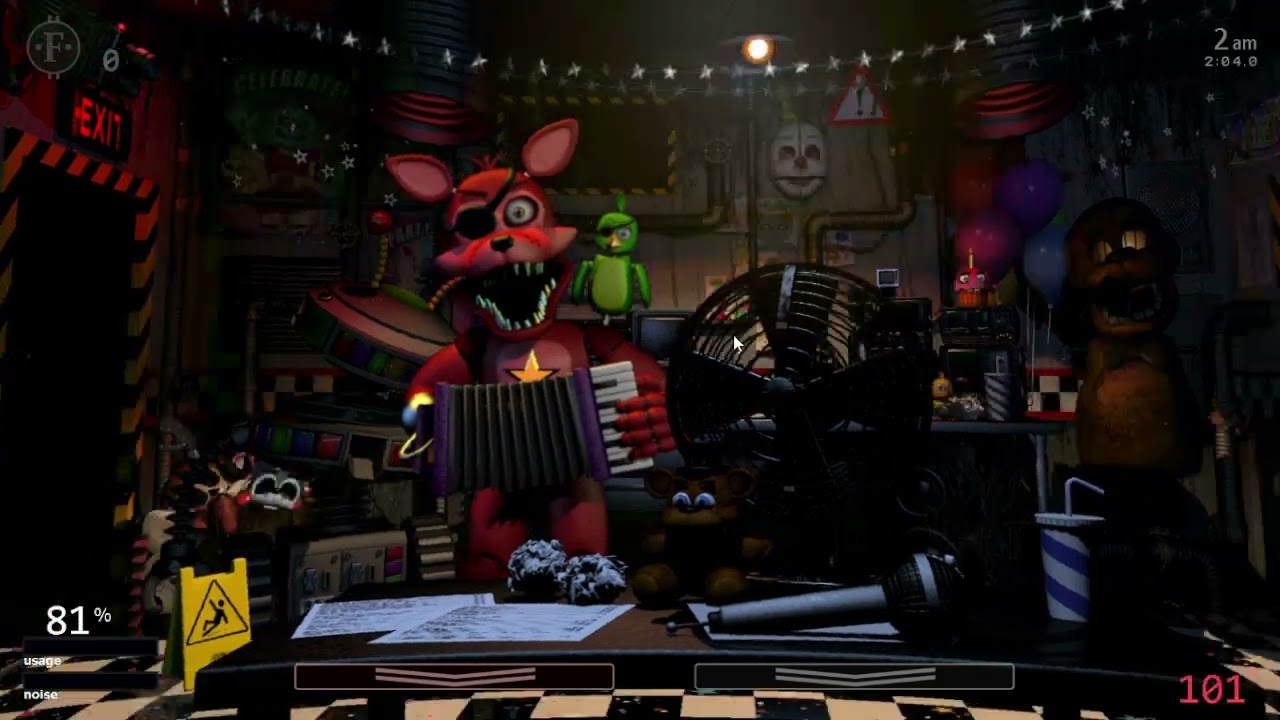 je... Rockstar Foxy mi zniszczył pierwszą noc | FNAF Ultimate Custom Night