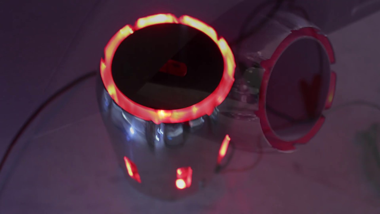 Universal spitfire LED car exhaust tip