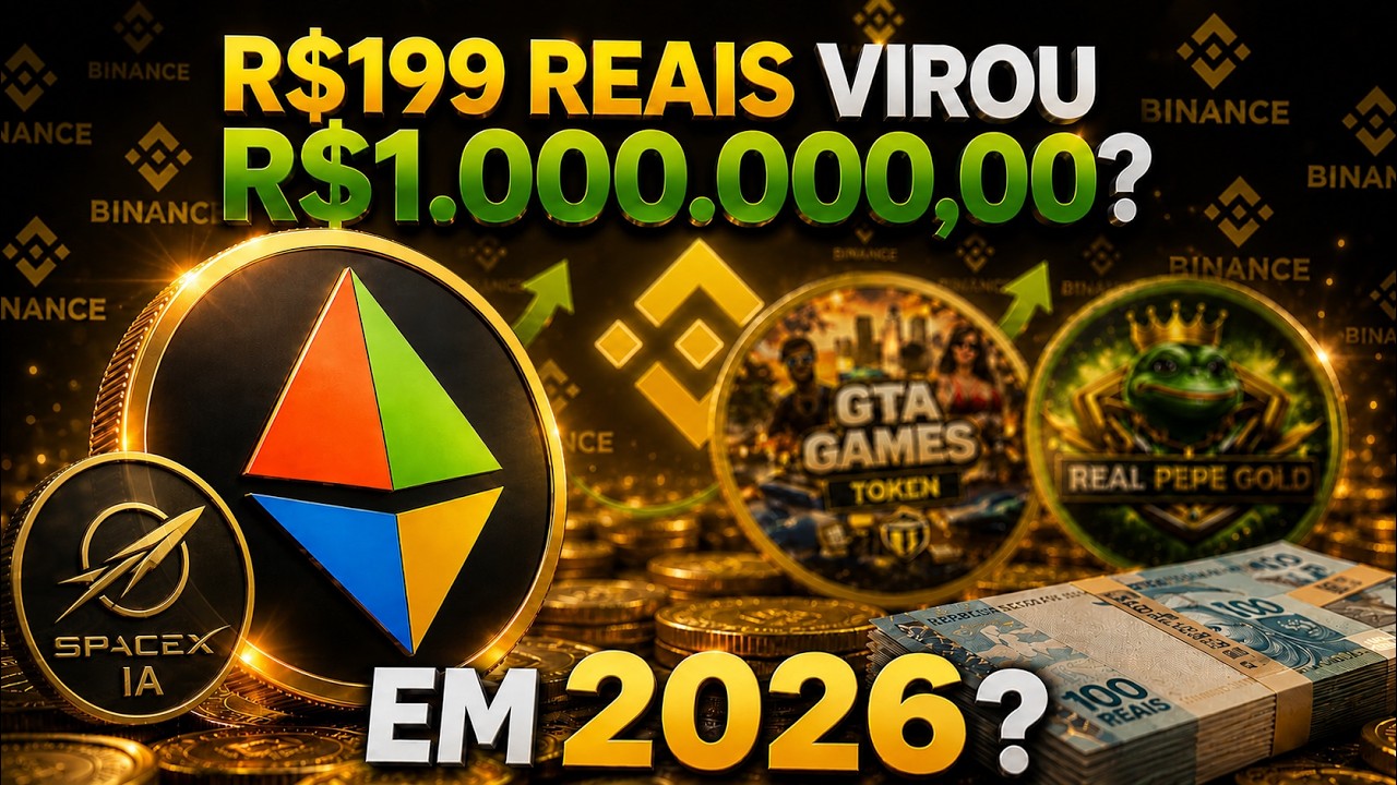 3 CRIPTOMOEDAS para 2026 COM POTENCIAL DE FAZER 1000X? ( AN&Aacute;LISE REAL)