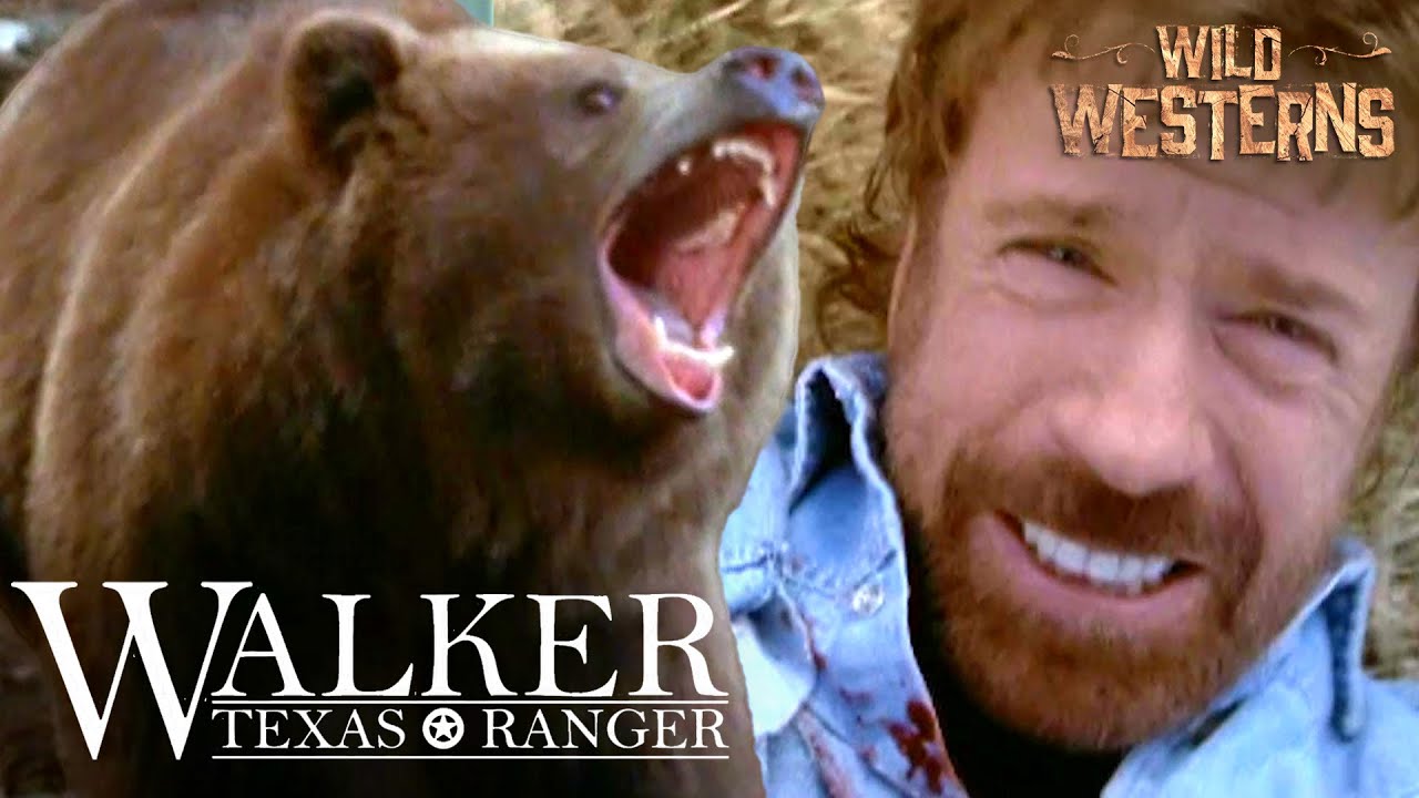 Walker, Texas Ranger | Walker Is Attacked By A Giant Bear (ft. Chuck Norris) | Wild Westerns
