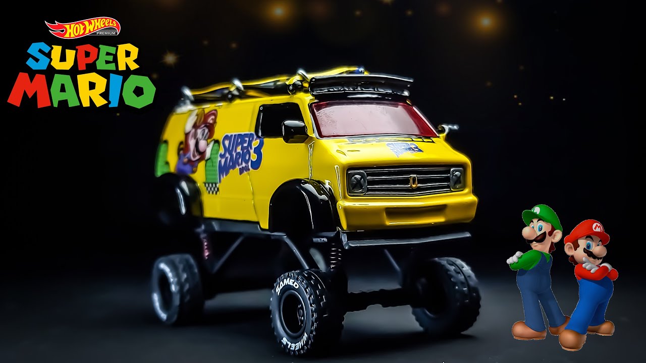 🔥Custom Plumber Van Mario Bros Extreme 4X4 Hot Wheels🔥