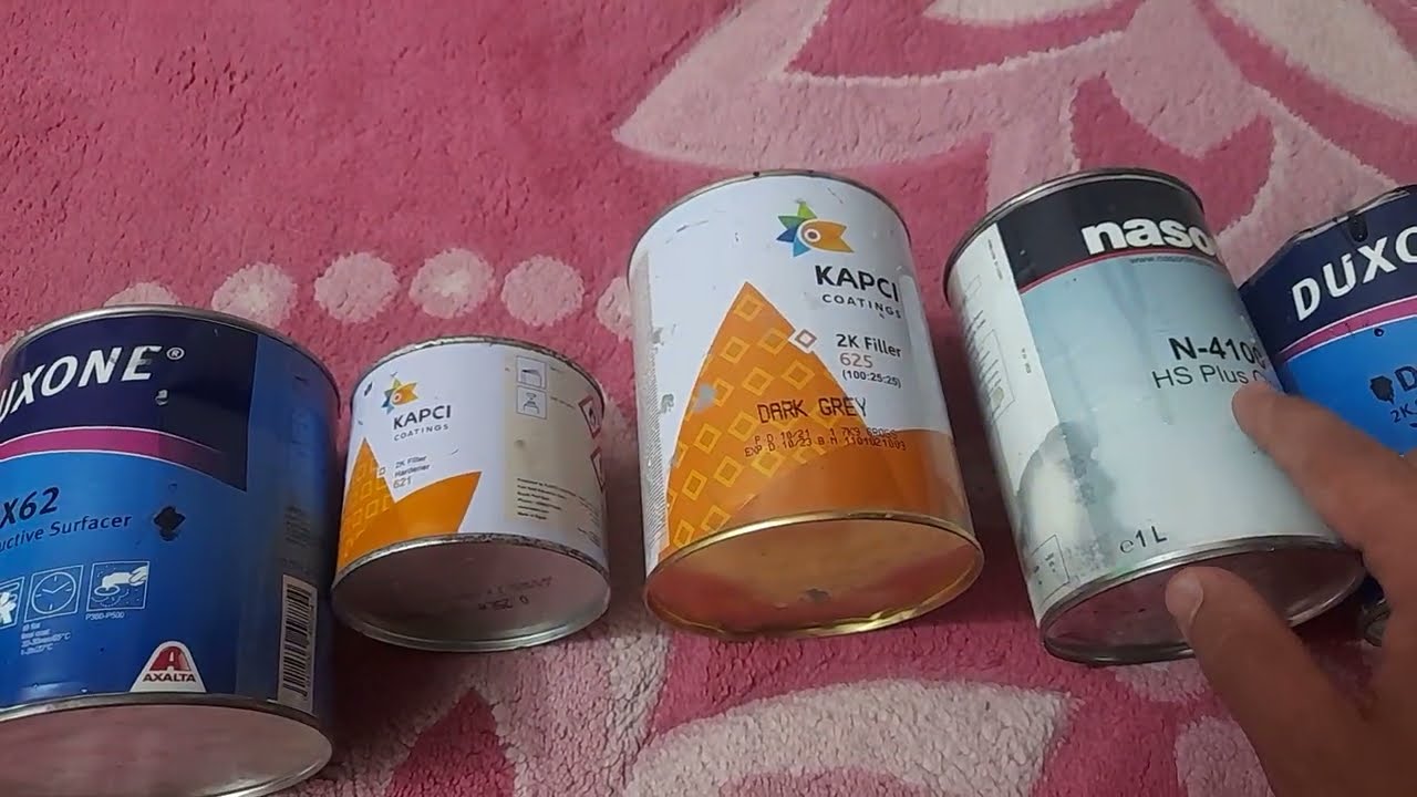 primer body car painting الفيلر السريع والبطئ/يعني ايه اساس سريع/ طرق دهان السيارات