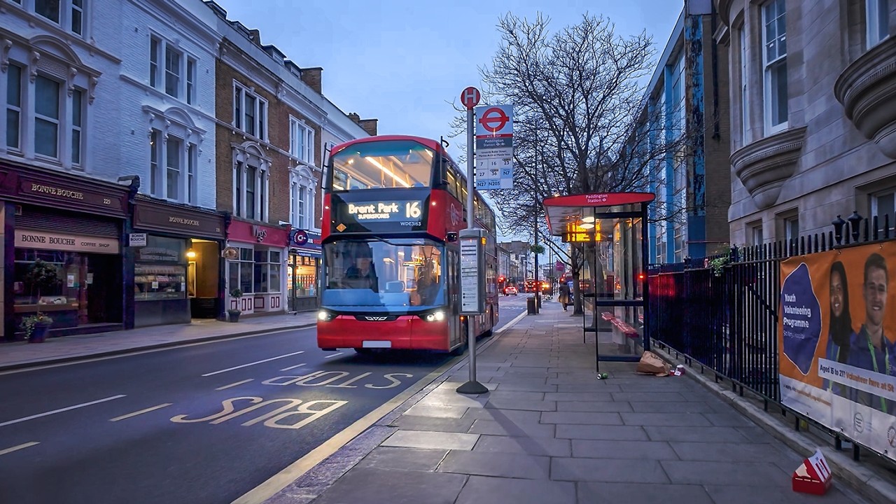 London&rsquo;s Empty Streets at Dawn: Paddington Basin to Luxury Notting Hill | 4K HDR ASMR