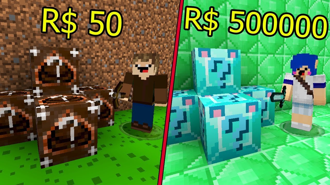 VENDA-SE LUCKY BLOCK de 50 REAIS e de 500.000 REAIS