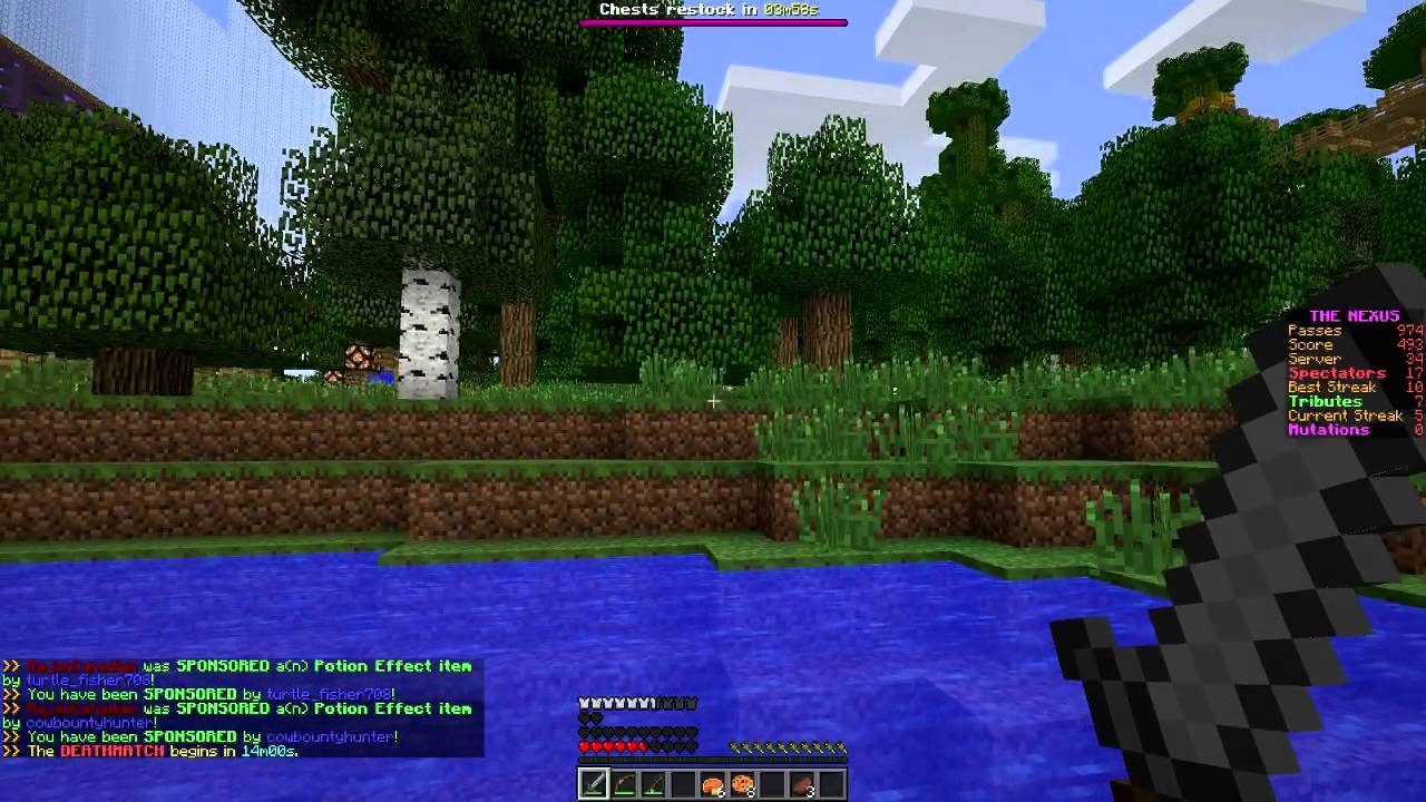 Minecraft: Hunger Games w/Mitch! Game 489 - JEROME, TURQMELON AND BAJANCANADIAN!