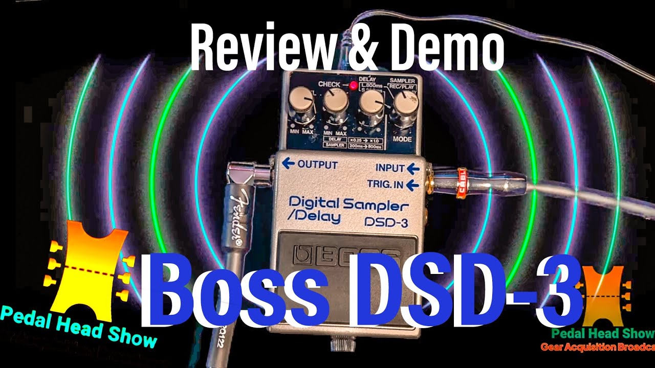 Vintage Boss DSD-3, Digital Sampler & Delay, 1986 Long Chip, Trigger In, demo / review / tutorial.