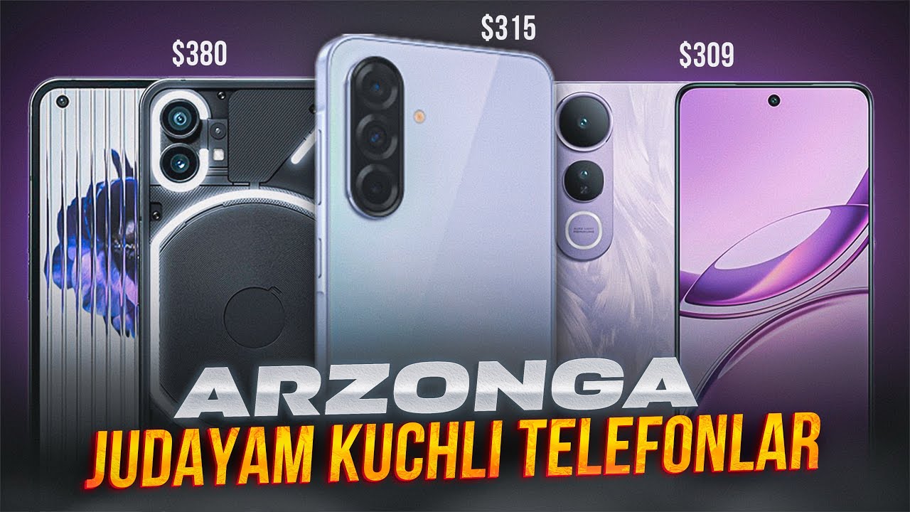 ARZONGA JUDAYAM KUCHLI TELEFONLAR!