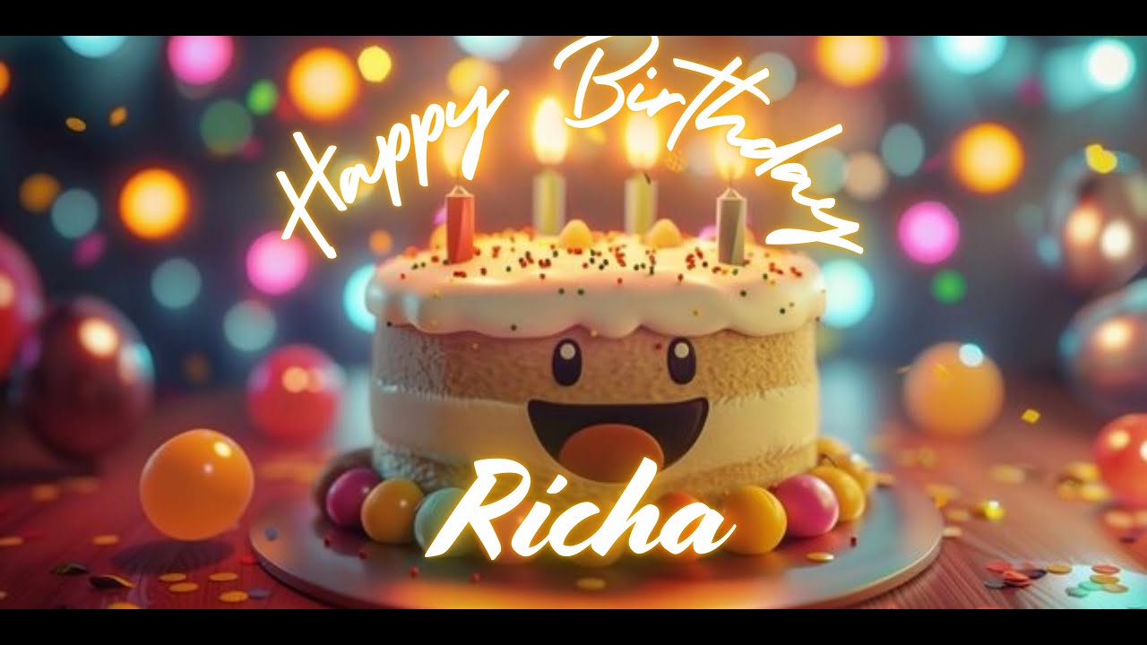 Richa Happy Birthday | Birthday Songs with name | Birthday Reel | Janmdin | #Ad4beloved