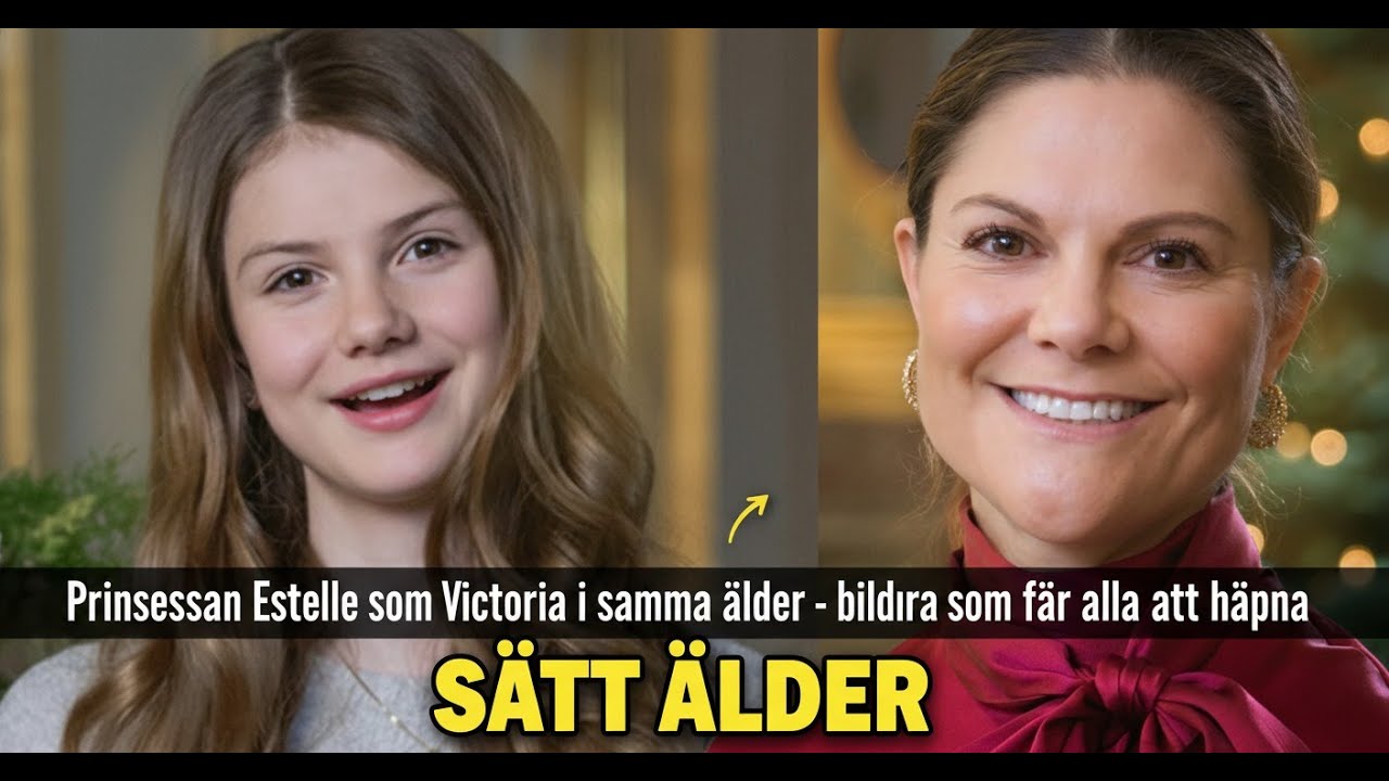 Prinsessan Estelle som Victoria i samma ålder – bilderna som får alla att häpna