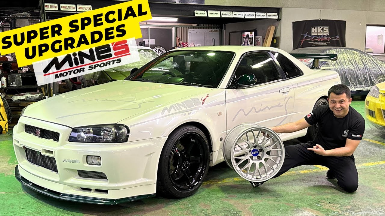 Special upgrades to our MINES Nissan Skyline GT-R R34 MSPEC NUR & Shop update