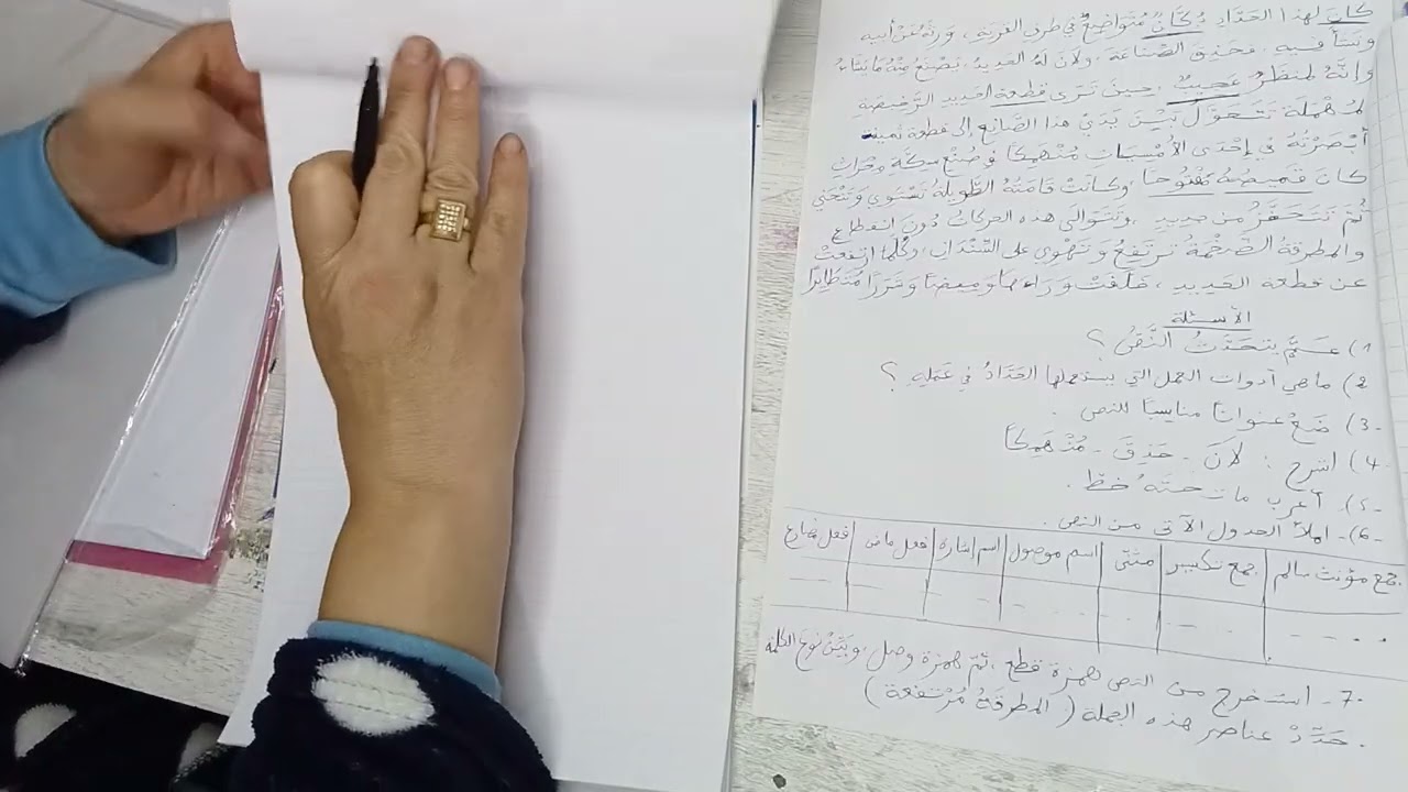 مراجعة للفرض للسنة الأولى المتوسطة
