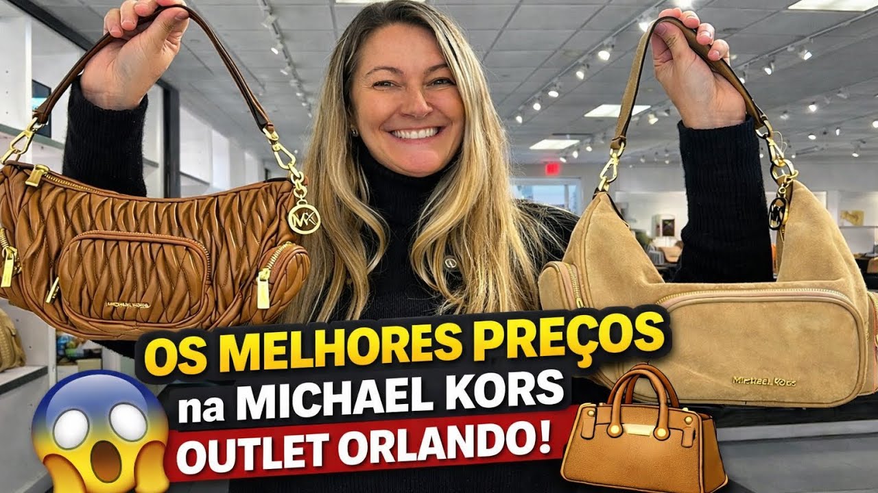 O MELHOR da MICHAEL KORS OUTLET em ORLANDO para VOCÊ está AQUI!