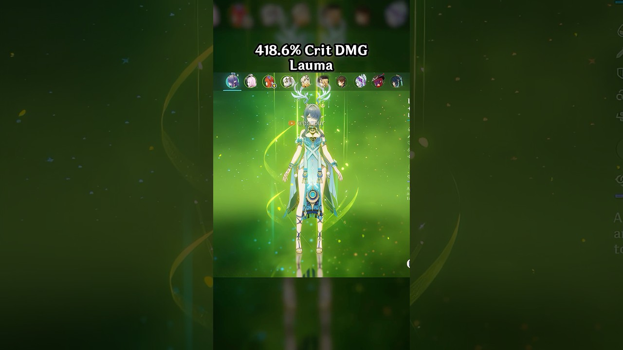 418.6% Crit DMG Lauma
