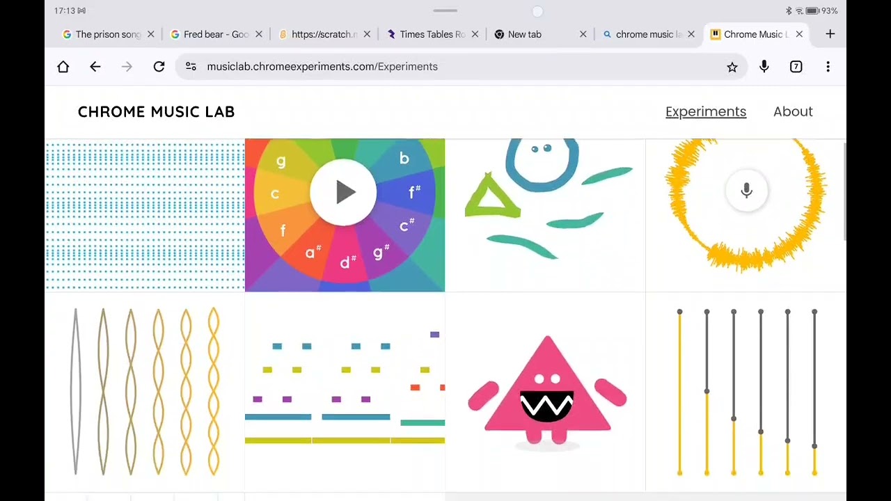 Chrome music lab 🙃🙃🙃🙃