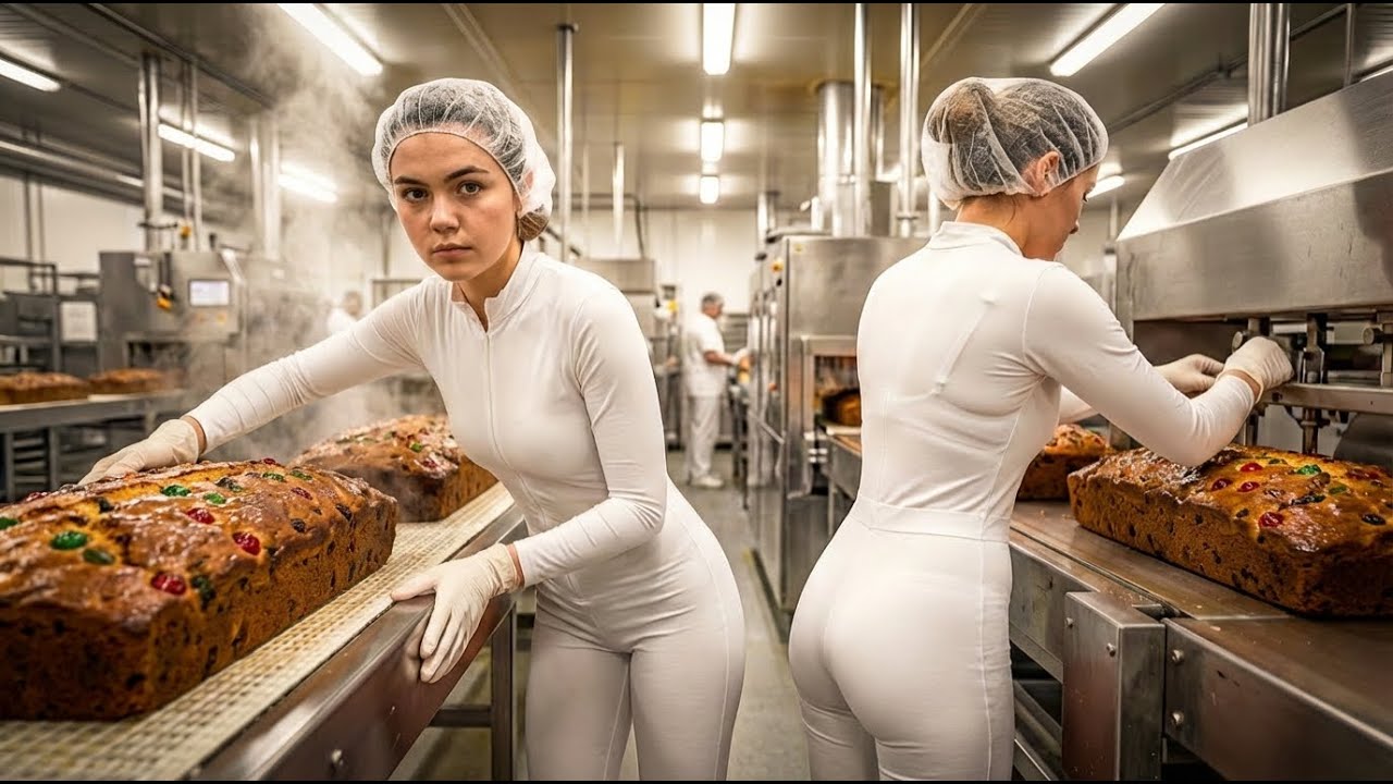 Inside the GIANT Fruitcake Factory – 70% Real Fruit Holiday Tradition | Complete Process