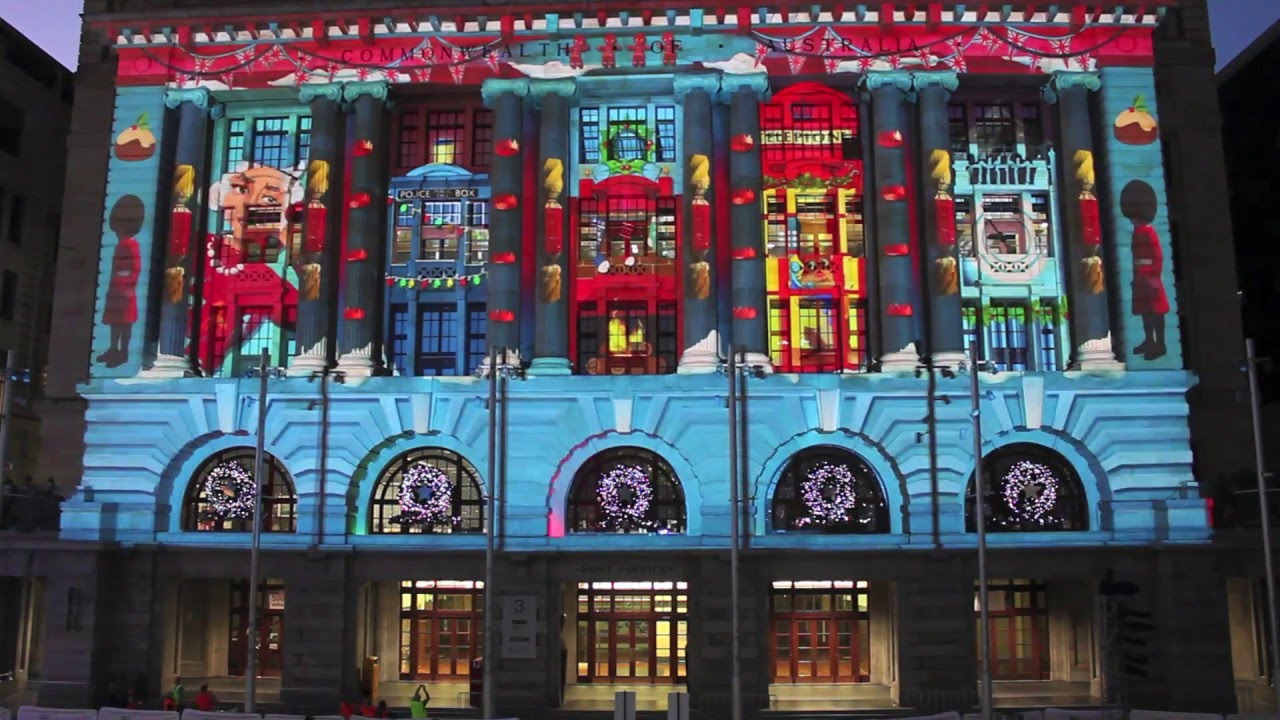 Christmas Lights in Perth CBD 2015