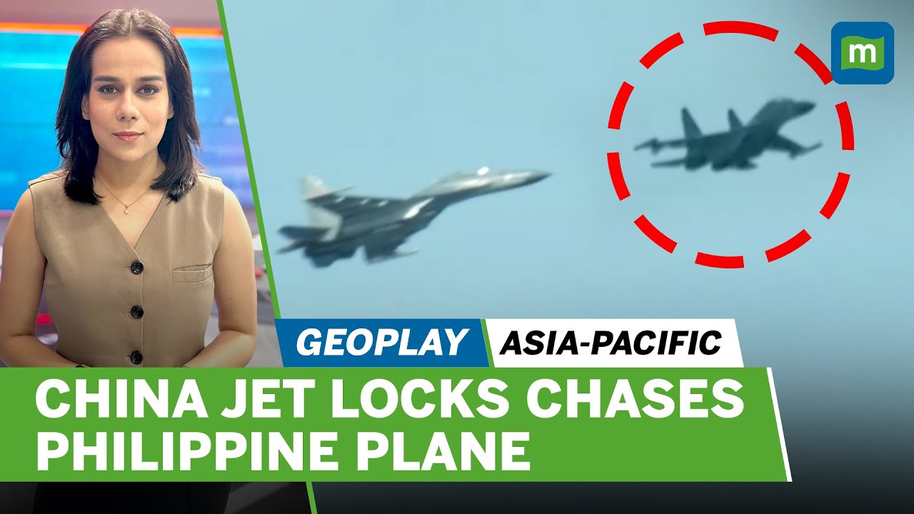 Китайский самолет Jet Shadow и филиппинские самолеты находятся на спорной отмели Скарборо.