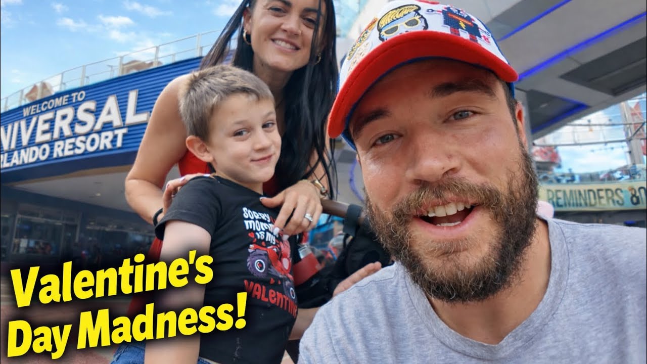 We Spent Valentine’s Day at Universal Orlando (Crazy Crowds!)