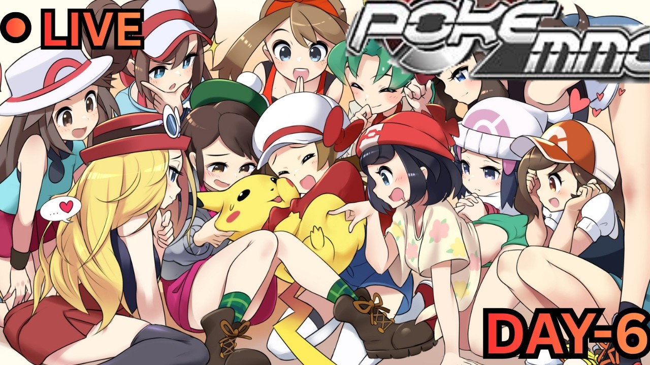 POKEMMO CHILL NIGHT LIVE STREAM DAY 6| PLAYING FOR THE FIRST TIME #pokemmo #pokemongo #pokemongames