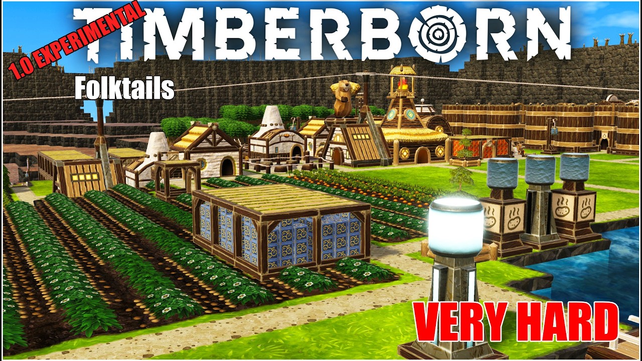 Timberborn 1.0 Experimental — New Food Production & Megaproject | EP8