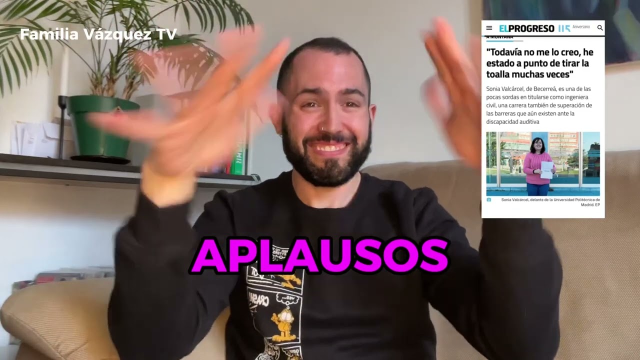 Sonia Valcárcel es una de las pocas sordas en titularse como ingeniera civil