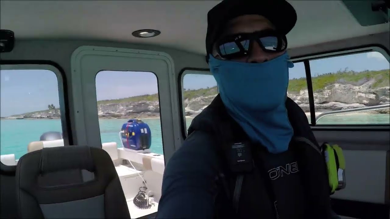 Solo Trip Whale Cay in Berry Islands on a Crooked PilotHouse Miami to Bimini Bhamas