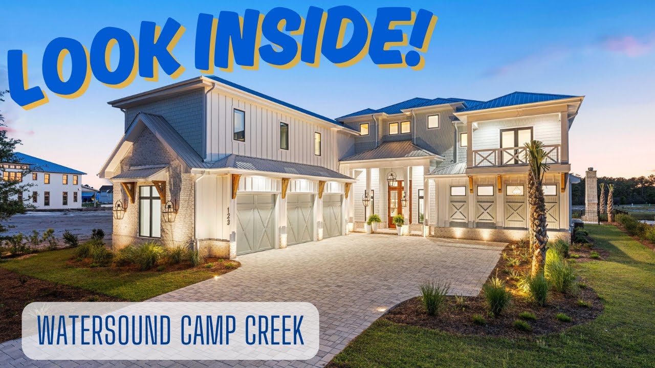Look Inside! 123 N. Southern Cross Lane at Watersound Camp Creek