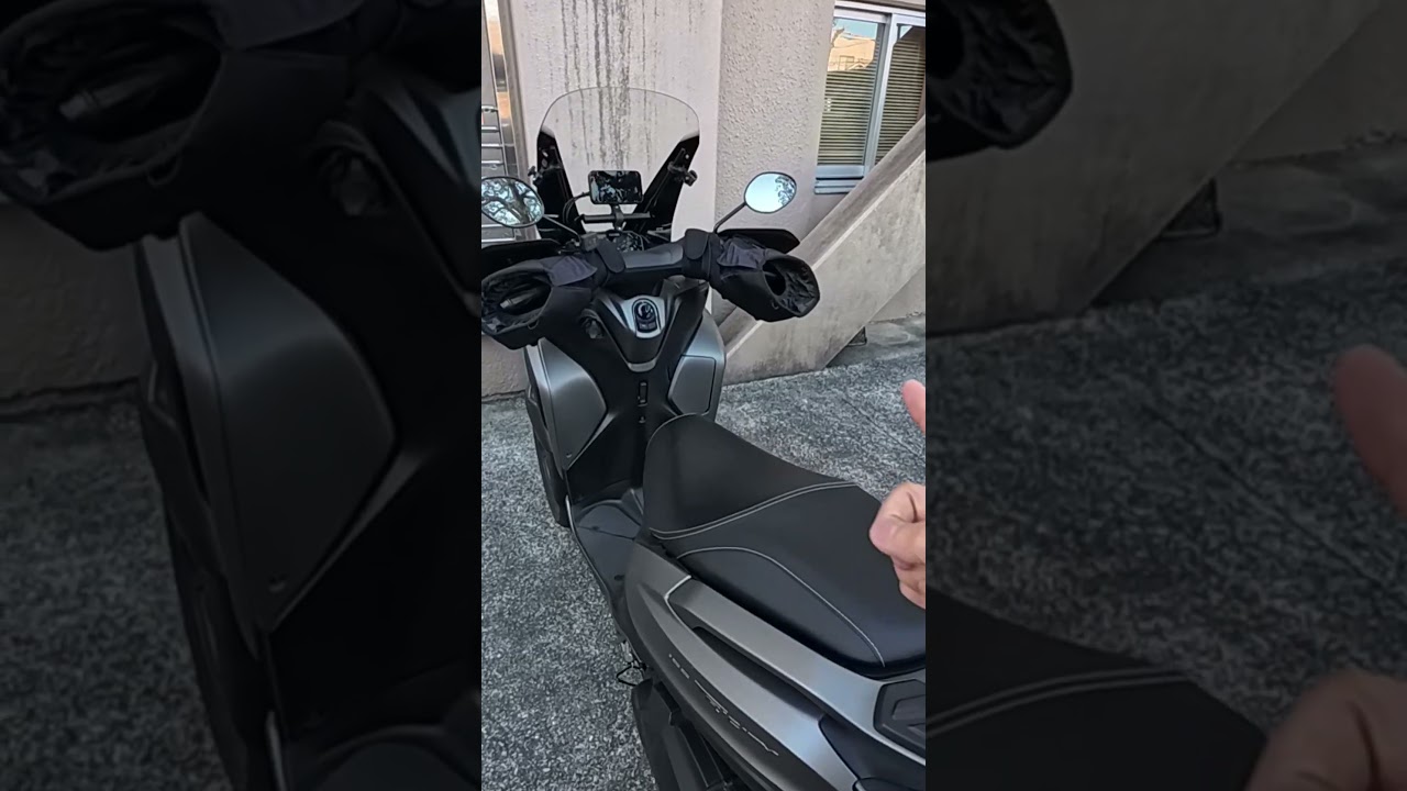 新型トリシティ155｜あるある｜ヘルメットインで「ピーピーピー」警戒音が鳴ってしまう