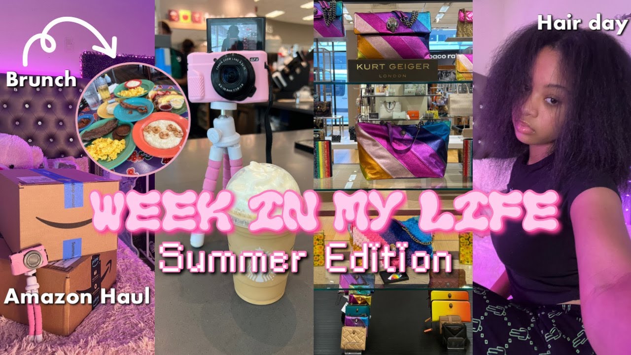WEEK IN MY LIFE SUMMER EDITION ☆ | amazon haul, kurt geiger, target run || Ra’Mariah Alexia