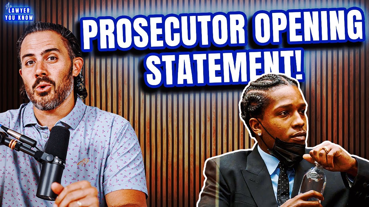 Wild Start To The ASAP Rocky Trial  + Prosecutor Opening Statement