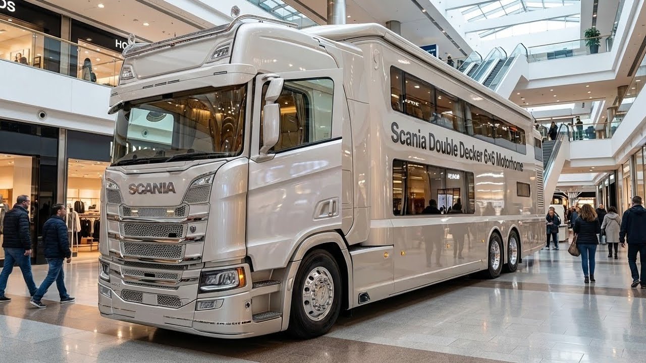 Самый мощный в мире роскошный автодом? Представлен Scania 6×6.