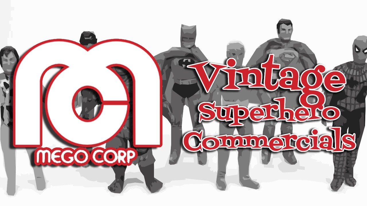 Vintage Mego Superhero Toy Commercials #mego #superherotoys #vintagetoycollector