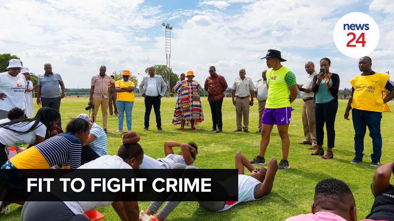WATCH | Premier Lesufi in attendance to witness the fitness of aspiring crime prevention officers
