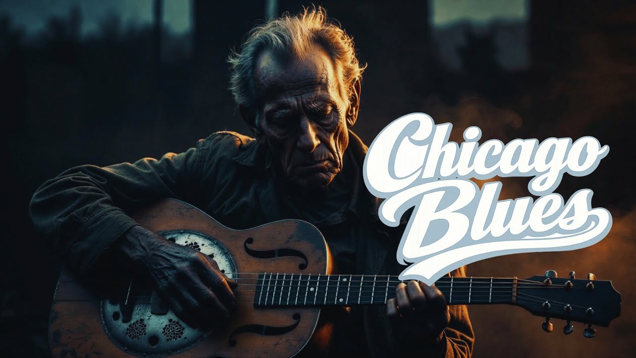 Midnight Chicago Blues | Relaxing Soulful Blues Music
