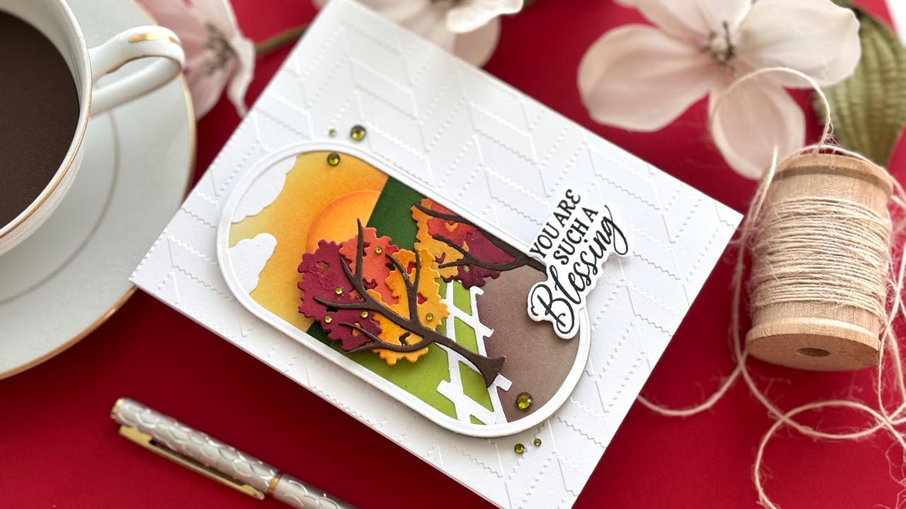 Large Die of the Month Club & Embossing Folder | Cardmaking with Spellbinders Club Kits | Sept 2024