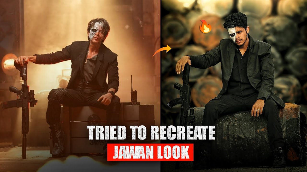 Tried To Recreate Jawan Look 🔥 Ft. Ghaus Star || Shah Rukh Khan